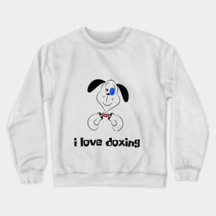 dog boxing Crewneck Sweatshirt